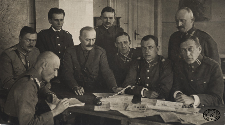 Generalny Inspektorat Armii Ochotniczej w Warszawie. 1920. Źródło: CAW