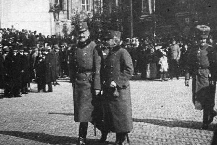 Gen. Stanisław Szeptycki i gen. Karl von Kuk przed katedrą w Lublinie po ogłoszeniu aktu 5 listopada 1916 r. Źródło: CAW