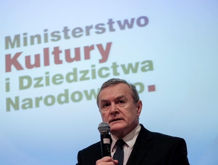 Minister kultury i dziedzictwa narodowego Piotr Gliński. Fot. PAP/M. Obara