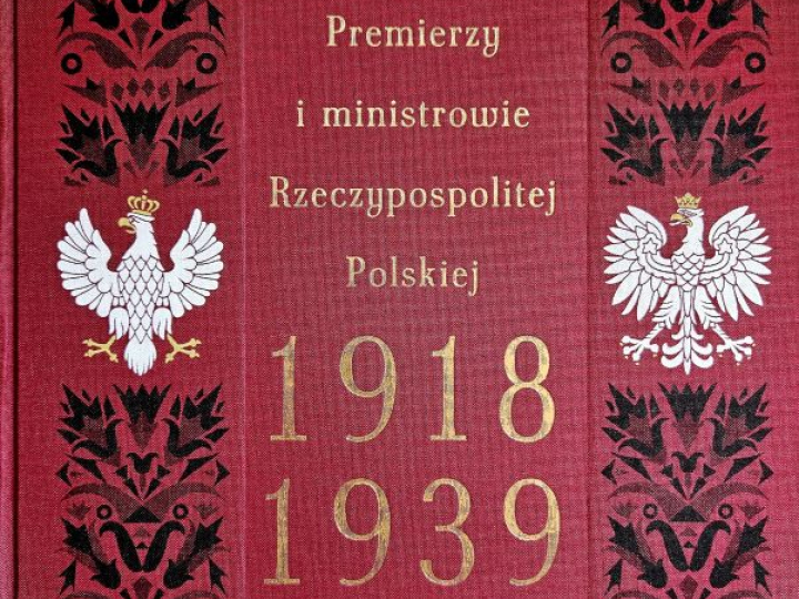 Okładka eksykonu „Premierzy i ministrowie Rzeczypospolitej Polskiej 1918–1939”. Źródło: Instytut De Republica