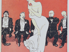Karykatura na wybory do Zgromadzenia Narodowego z tygodnika satyrycznego „Kladderadatsch” z 19 stycznia 1919 r. Zb. Piotra Szlanty