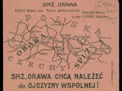 Ulotka z okresu plebiscytu na Śląsku Cieszyńskim. Źródło: Biblioteka Narodowa/Polona
