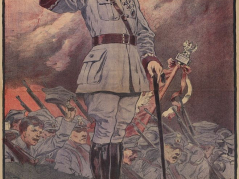 Plakat z 1920 r. autorstwa Stanisława Sawiczewskiego. Źródło: Biblioteka Narodowa
