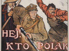 Plakat z 1920 r. autorstwa Kamila Mackiewicza. Źródło: Muzeum Narodowe w Krakowie