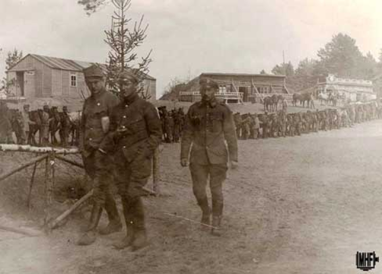 Legioniści Legionów Polskich na Wołyniu, Wołyń; I poł. 1916. Fot. MHF