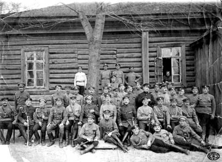 Żołnierze I Korpusu Polskiego w Rosji – wiosna 1918 r. Źródło: CAW