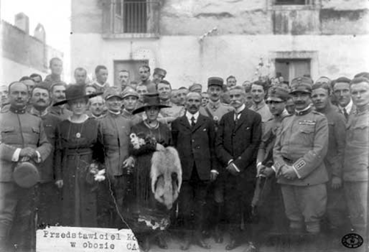 Wizyta przedstawicieli Komitetu Narodowego Polskiego – posła Jana Zamorskiego i Macieja Loreta w obozie Casagiove – 4 października 1918 r.