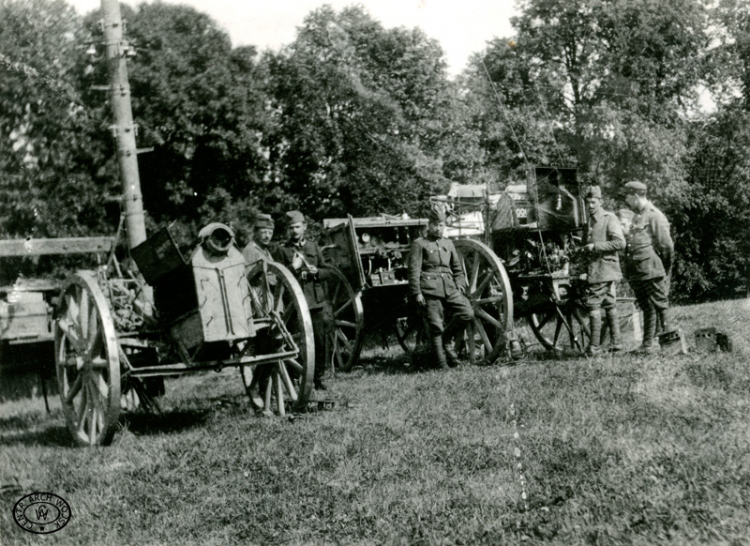 Radiostacja 1 Dywizji Piechoty Legionów podczas ofensywy jesiennej w 1920 r.