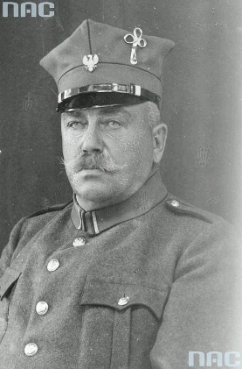 Gen. Kazimierz Grudzielski - dowódca północnego frontu w Powstaniu Wielkopolskim. Fot. NAC