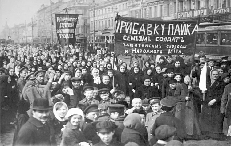 Rewolucja lutowa w Rosji. Źródło: Wikimedia Commons