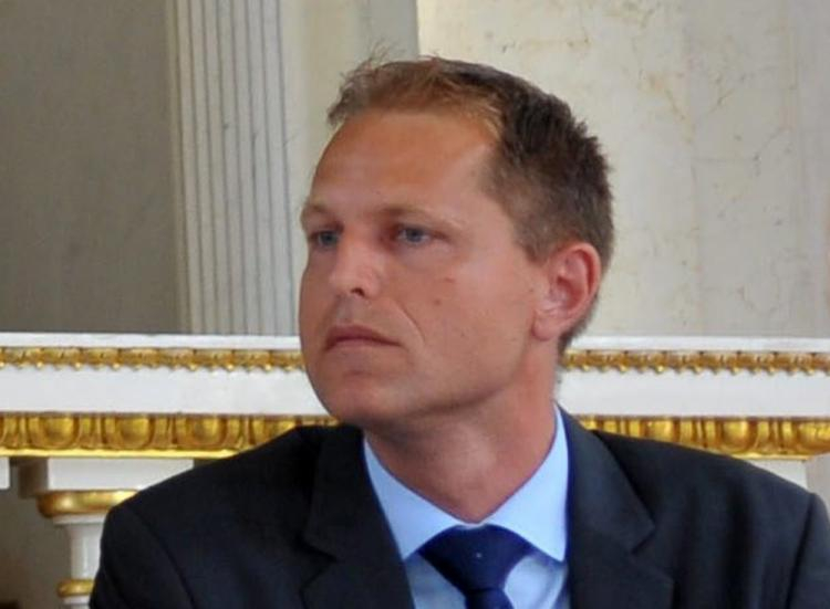 Wicedyrektor Narodowego Instytutu Dziedzictwa Bartosz Skaldawski. 2012 r. Fot. PAP/P. Piątkowski