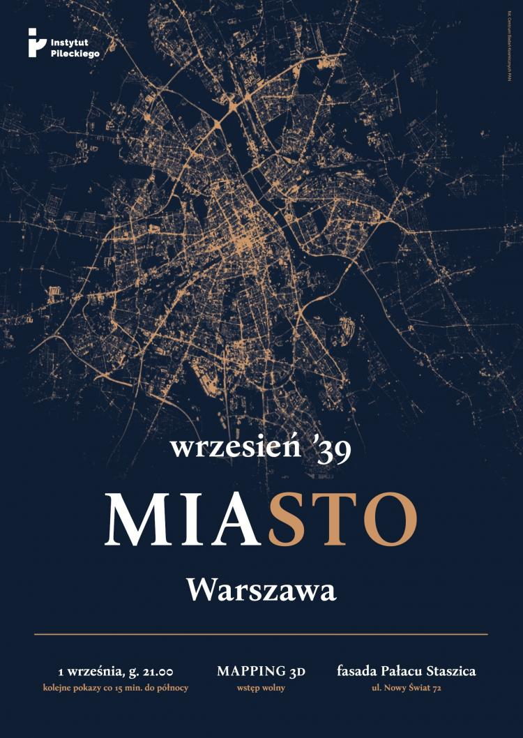 Plakat akcji „Wrzesień ’39. Miasto Warszawa”. Źródło: Instytut Pileckiego