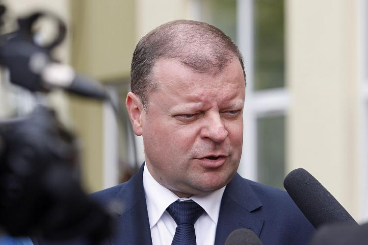 Premier Litwy Saulius Skvernelis. Fot. PAP/A. Reszko