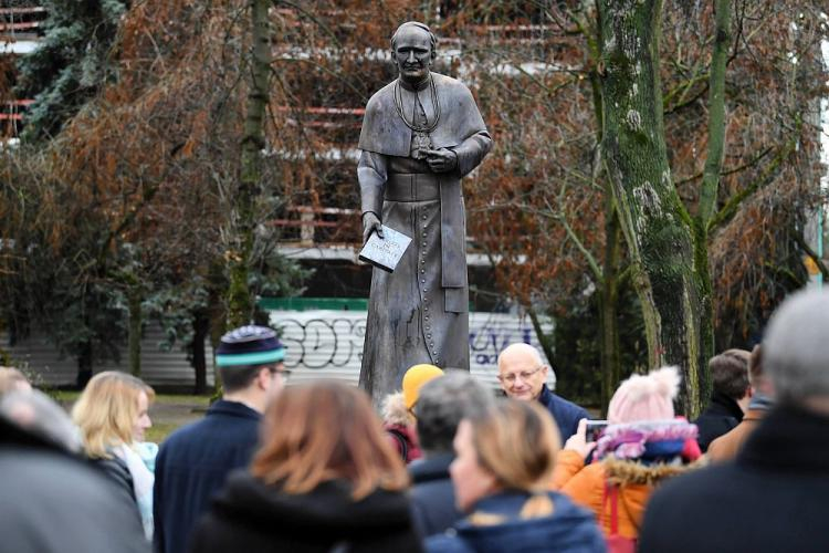 Odsłonięcie pomnika ks. Idziego Radziszewskiego w Lublinie. Fot. PAP/W. Pacewicz