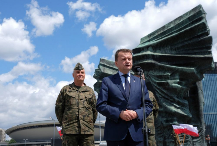 Minister obrony narodowej Mariusz Błaszczak. Fot. PAP/A. Grygiel