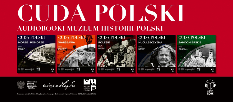 Audiobooki historyczne "Cuda Polski". Źródło: MHP