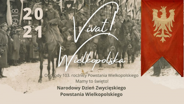 Obchody 103. rocznicy wybuchu Powstania Wielkopolskiego. Źródło: Wielkopolskie Muzeum Niepodległości