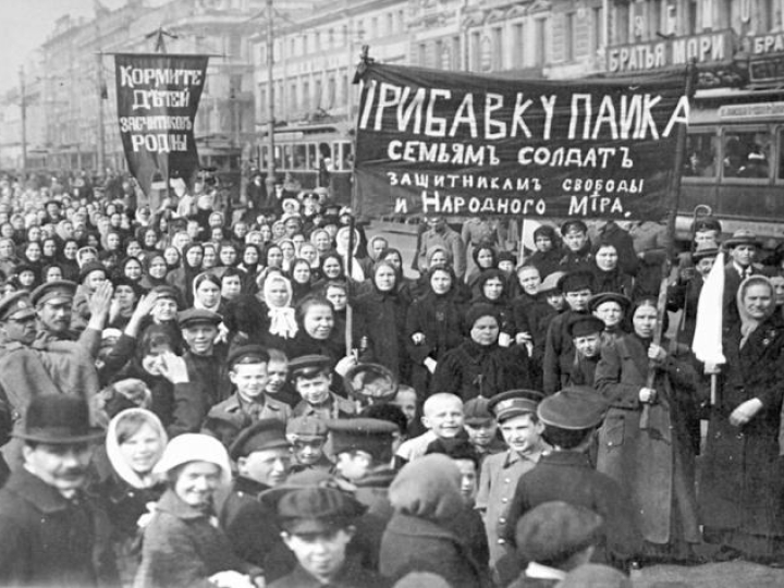 Rewolucja lutowa w Rosji. Źródło: Wikimedia Commons