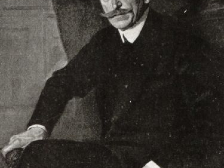 Portret ks. Zdzisława Lubomirskiego, autorstwa Stanisława Lentza. 1916 r. Źródło: Wkimedia Commons/MKiDN