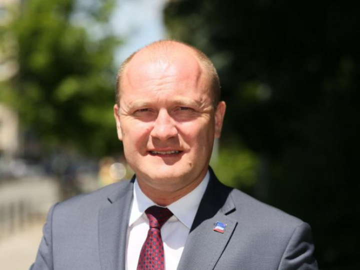 Prezydent Szczecina Piotr Krzystek. Fot. PAP/L. Szymański