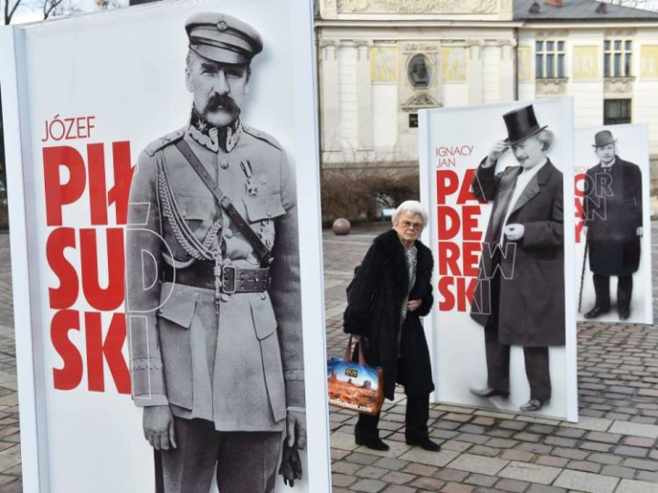 Wystawa "Ojcowie niepodległości" w Krakowie. Fot. PAP/J. Bednarczyk