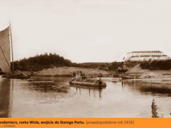 Sandomierz, rzeka Wisła, wejście do Starego Portu. Źródło: Dookoła Wody Festival