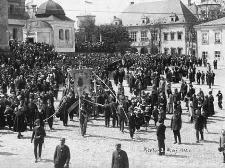Obchody rocznicy Konstytucji 3 maja w Kielcach – 3 maja 1916 r.