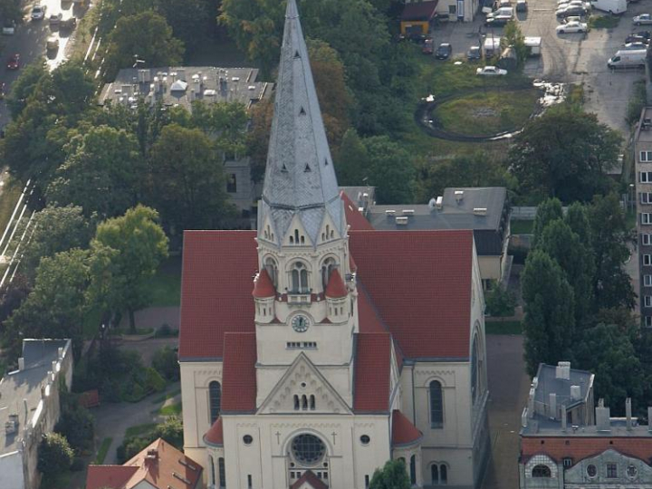 Ewangelicki kościół św. Mateusza w Łodzi. Fot. PAP/G. Michałowski