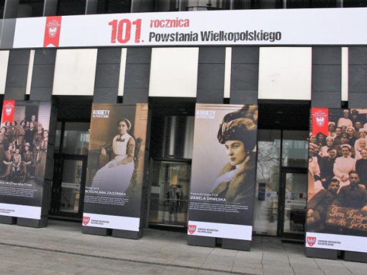 Wystawa „Kobiety w Powstaniu Wielkopolskim”. Źródło: Urząd Marszałkowski Województwa Wielkopolskiego