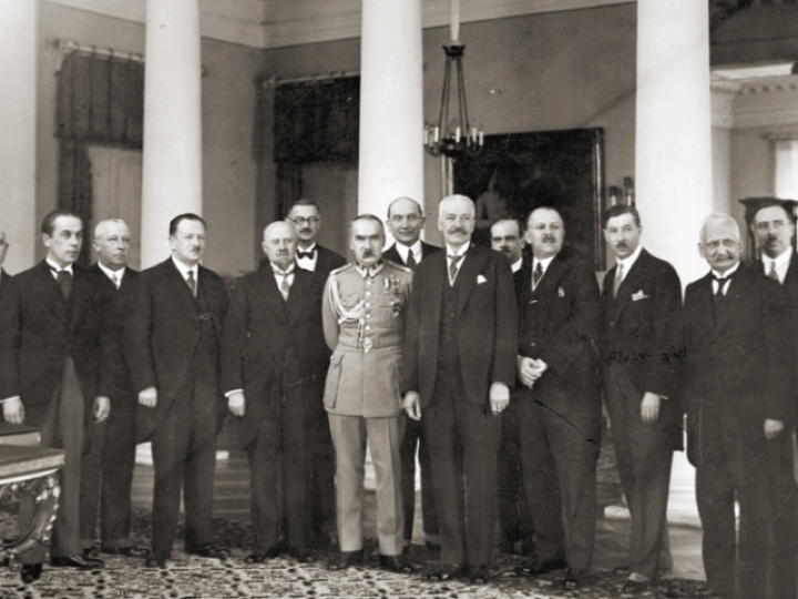 Piąty rząd Kazimierza Bartla, 29 grudnia 1929 r. Źródło: Wikipedia Commons
