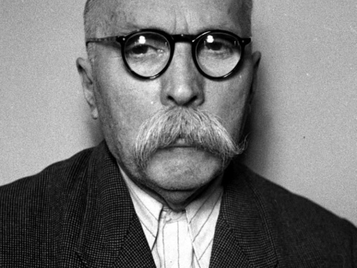 Kazimierz Pużak ps. Bazyli, sekretarz generalny PPS-WRN, komendant główny Gwardii Ludowej WRN, przewodniczący podziemnego parlamentu Rady Jedności Narodowej. Warszawa 05.11.1948. Fot. PAP/CAF-archiwum