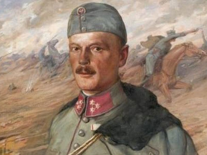 Rtm. Zbigniew Dunin-Wąsowicz. Portret K. Żelechowskiego. Źródło: Muzeum Narodowe w Krakowie