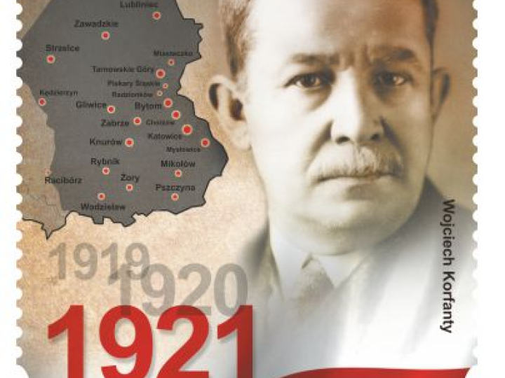 Znaczek Poczty Polskiej upamiętniający 100. rocznicę wybuchu III Powstania Śląskiego