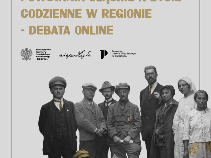 Debata online „Powstania śląskie a życie codzienne w regionie”. Źródło: Biuro Programu „Niepodległa” 