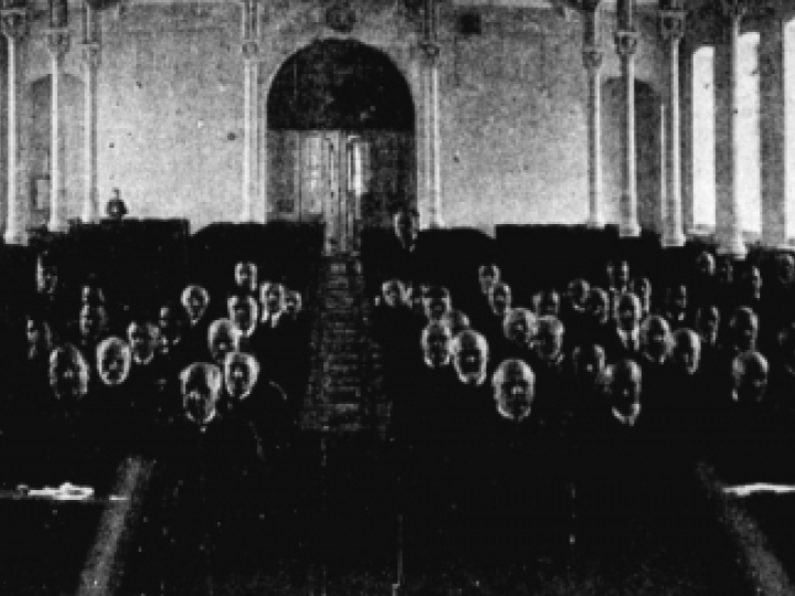 Pierwsze posiedzenie Senatu. 28.11.1922. Źródło: CBN Polona
