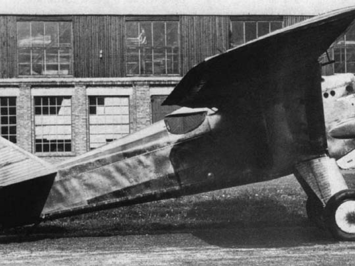 PZL P.1 (pierwszy prototyp, 1928 r.). Źródło: Wikipedia Commons